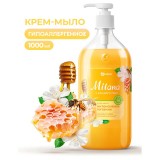 Мыло-крем жидкое гипоаллергенное 1 л, GRASS MILANA 