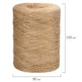 Шпагат джутовый BRAUBERG, полированный, длина 500 м, диаметр 1,5 мм, 2-х ниточный (607944) Шпагат джутовый BRAUBERG, полированный, длина 500 м, диаметр 1,5 мм, 2-х ниточный (607944)