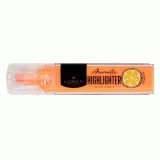 Маркер текстовый аромат. LOREX RICH FRUIT 1-3,5мм, скошенный, оранжевый (216334) (LXTMA-RFO)