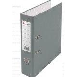 Регистратор LAMARK600 80мм, PP, метал.окантовка/карман, собранный, серый (128/73308)(AF0600-GR1)
