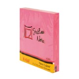 Блок бумаги для заметок EAGLE, с липким слоем, 75х75мм/100л., розовый, неон (50/300) (654/неон.роз) 