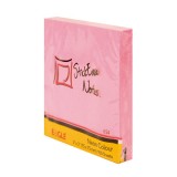 Блок бумаги для заметок EAGLE, с липким слоем, 75х75мм/100л., розовый, пастель (50/300) (654/роз) (0
