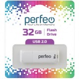 Флеш-драйв USB PERFEO C04, 32Gb, white (PF-C04W032)