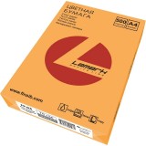 Бумага цветная LAMARK, А4, 500л., 75г/м, оранжевый неон (FP-03) (014_0000035)