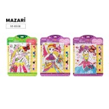 Набор для раскрашивания MAZARI 4 картинки, 8 цв. 1кисточка, краски, 25,2х35 см (M-6556) Набор для раскрашивания MAZARI 4 картинки, 8 цв. 1кисточка, краски, 25,2х35 см (M-6556)