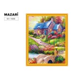 Алмазная мозаика+раскраска по номерам MAZARI 