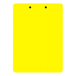 Клипборд (планшет) А4 inФОРМАТ, пластиковый, с зажимом, черно-желтый (1/96) (PPM30Y) (073106)