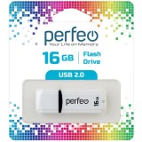 Флеш-драйв USB PERFEO C02, 16Gb, white (PF-C02W016) (C02 white)