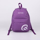 Рюкзак школьный TEXTURA, текстиль, наруж. карман, 29 х 12 х 37 см,на молнии, сиреневый (6247257)