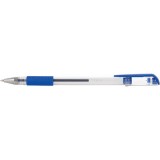 Ручка гелевая LITE, 0,5 мм, пластик, резиновый грип, клип, синий, (GPBL-B/gr) (153173)