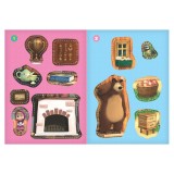 Книга с наклейками 