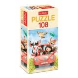 Пазлы ХАТБЕР А4 108 элементов Пазлы ХАТБЕР А4 108 элементов