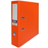 Регистратор INDEX А4, 80мм, PVC, оранжевый (8/24) (PVC NEW ОР) (00-00079706)