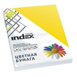 Бумага INDEX COLOR A4 100л/пач 80 гр, ярко-желтый (IC56/100) (A29523)