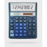 Калькулятор настольный SKAINER SK-777XBL, 12 разрядный., пластик, 157x200x32мм, синий (10/40) (SK-77