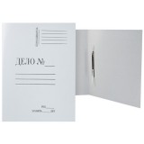 Папка-скоросшиватель А4 ЭВРИКА, мел., белый картон,450 г/м2 (СК-45/97) (LP4045W)