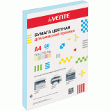 Бумага офисная цветная deVENTE A4 100л/пач 80 гр, пастельный голубой (2072400)