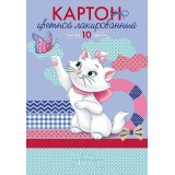 Набор цветного картона лакированный А4 ХАТБЕР 