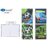 Блокнот детский+замочек BASIR 48л. 15х11см,
