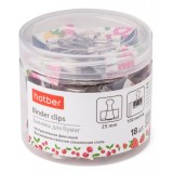 Зажимы для бумаг ХАТБЕР 