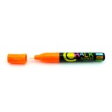 Меловой маркер FLEXOFFICE 2,5 мм, с ластиком, оранжевый (FO-CM01 ORANGE)