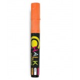 Меловой маркер FLEXOFFICE 2,5 мм, с ластиком, оранжевый (FO-CM01 ORANGE)