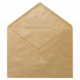 Конверт С5 BRAUBERG, крафт, треугольный клапан, клей, (ЦЕНА ЗА 1 ШТ) (112364) 