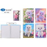 Блокнот+замочек BASIR 48л. 15х11см, 