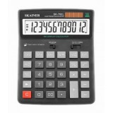 Калькулятор настольный SKAINER SK-555РК, 12 разрядный., пластик, 155x205x35мм, розовый (SK-555РК)