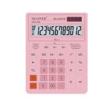 Калькулятор настольный SKAINER SK-555РК, 12 разрядный., пластик, 155x205x35мм, розовый (SK-555РК)